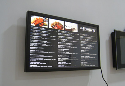 22 inch network advertising frame